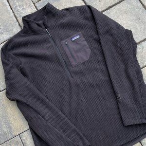 Patagonia Better Sweater Men's 1/4 Zip Pullover Black Fleece Size XL